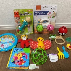 赤ちゃんおもちゃセット　しまじろう　なめられ太郎　オーボール　布絵本等の画像