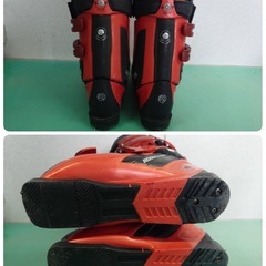 ● 23)  ROSSIGNOL ロシニョール スキー ブーツ  295mm 25.5cm  スキー靴 オレンジ 中古 ③の画像