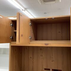 レンジボード　LOWYA　全体ｷｽﾞ･上部右扉ｷｽﾞ大　一部棚ﾀﾞﾎﾞ欠品の画像