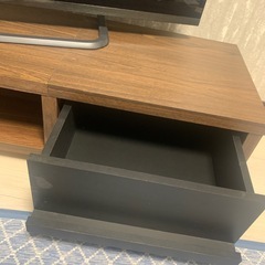 【無料譲渡！】テレビボード／テレビ台⭐️引き出し収納付きの画像