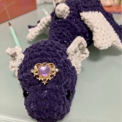 45センチ　あみぐるみ　魔法ドラゴン　No.2の画像