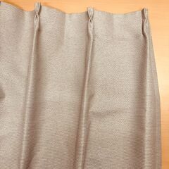 NITORI 遮光1級･遮熱･遮音カーテン＆遮熱･遮像レース4枚セット（RP002 グレー 100X210cm）①の画像