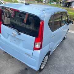 ★　ダイハツ ムーブ　　L★走行66700ｋｍ★可愛い水色★車検２年取得渡し+法令点検整備付★衝突軽減ブレーキ＆横滑り奉仕装置★無事故車★キーレス１年保証ポリマーコート付の画像