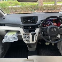 ★　ダイハツ ムーブ　　L★走行66700ｋｍ★可愛い水色★車検２年取得渡し+法令点検整備付★衝突軽減ブレーキ＆横滑り奉仕装置★無事故車★キーレス１年保証ポリマーコート付の画像