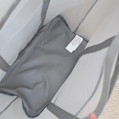 無印良品　ナイロンメッシュランドリーバッグの画像