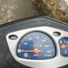 【動画あり】シグナスX 1型　バッテリー新品バックレストキャブ車 ヤマハの画像