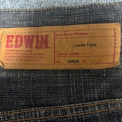 EDWIN ジーンズ　505DXの画像