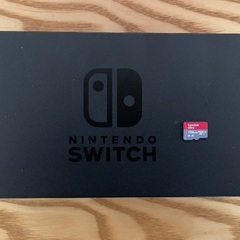 Nintendo Switch 本体 青赤 Joy-Con SDカード付の画像