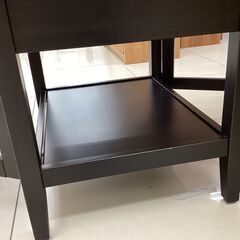 コーヒーテーブル　IKEA　引出し付き　両バタキズ有　ARKELSTORPの画像
