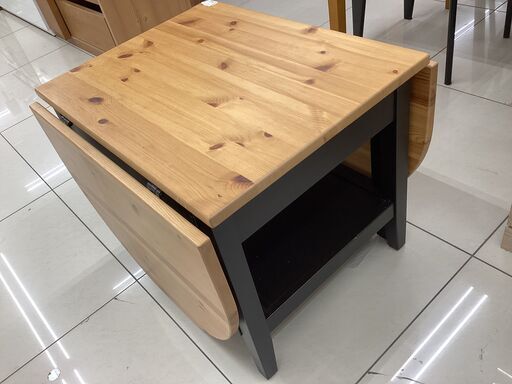 コーヒーテーブルIKEA引出し付き両バタキズ有ARKELSTORP