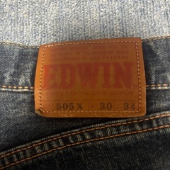 EDWIN ジーンズ　505Xの画像