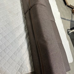 【カバーリングローソファ】クリーニング済【管理番号11409】金の画像