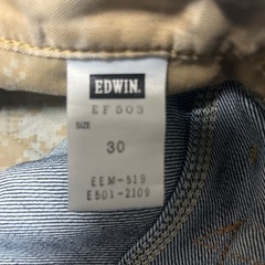 EDWINのジーンズ　の画像