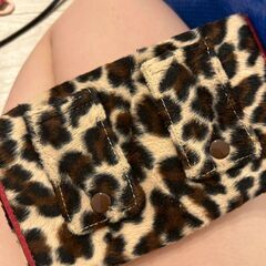Hello Kitty ヒョウ柄 ウエストポーチの画像