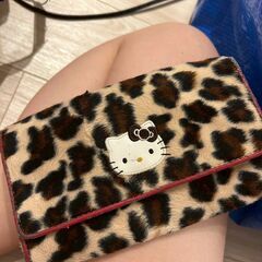 Hello Kitty ヒョウ柄 ウエストポーチの画像