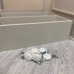 キャスター取付可能な引手付き本棚 2個の画像