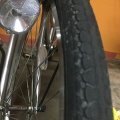 レンタサイクル店使用　自転車整備士整備済み！》NO186　中古車　26インチ　シティサイクル 　シルバーの画像