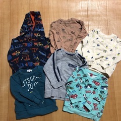 最終お値下げ😊 子供服★トレーナー＆パーカー6点セットの画像