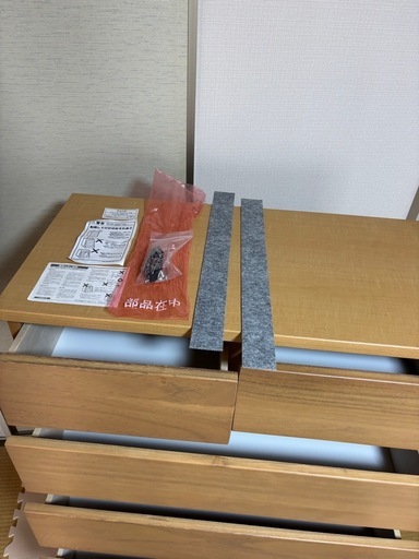 木製チェスト 6段ナチュラル