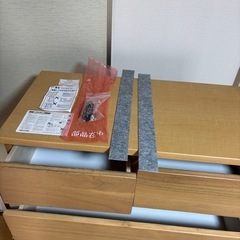 木製チェスト 6段ナチュラルの画像