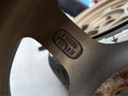 TE37風アルミ+YOKOHAMA BlueEarth 4本セット
