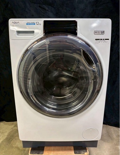 【成約済み】AQUAドラム式洗濯機 AQW-DX12M 2022年製 洗濯12kg乾燥6kg 洗剤自動投入