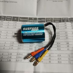 SUPAG 4POLES 240 ブラシレスモーターの画像