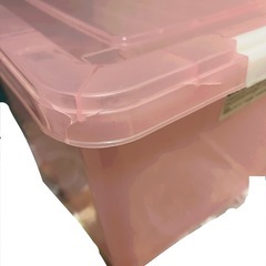 クリアBOX（フタにヒビ有り）の画像