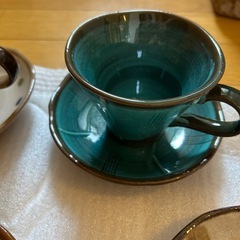 和食器　コーヒカップ&ソーサー5脚セットの画像