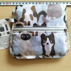 【未使用】猫柄エコバッグの画像