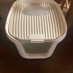 大型猫用のトイレの画像
