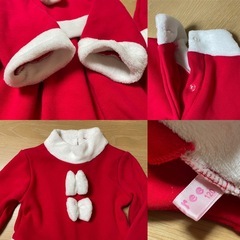 子供服　サンタさん　120cm 女の子　スカート　クリスマス　パーティーなどにの画像