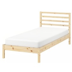ikea.シングルベッドの画像
