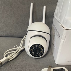 防犯カメラ 128GB microSDカード付き！wifi接続！スマホ確認可能！動作検知！の画像