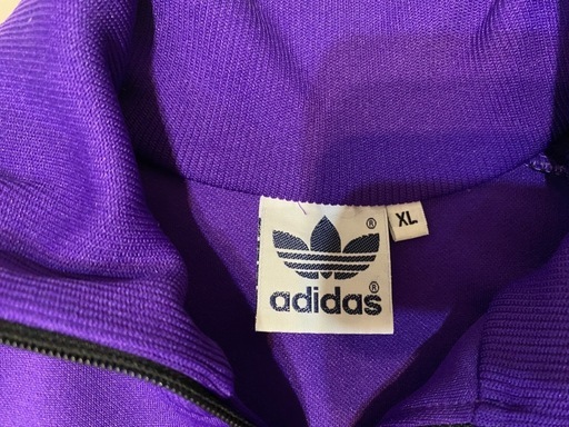 adidas 紫 トラックジャケット XL