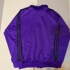 adidas 紫 トラックジャケット XLの画像