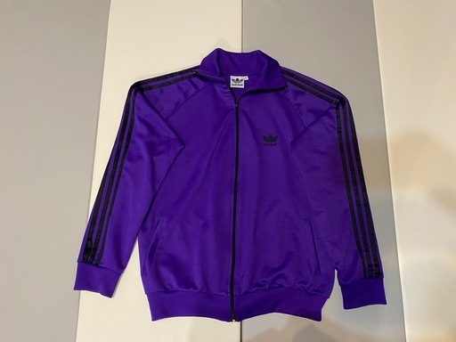 adidas 紫 トラックジャケット XL