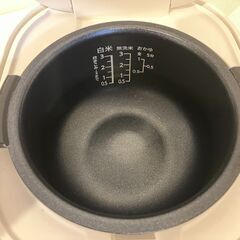 シャープ ジャー炊飯器  3合炊き KS-CF05B-Wの画像