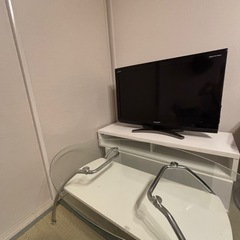 3点セット　テレビ　テレビ台　テーブル　の画像