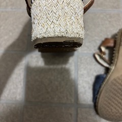 サンダル　女の子サイズ17cm  　ネイビー　マリンカラーの画像