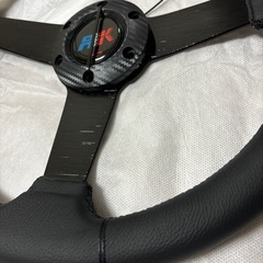 本牛革ステアリングの画像