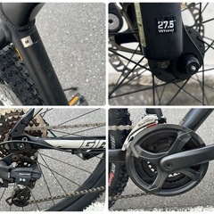 【MTB 27.5 新品ディレーラ・新品タイヤ・新品ブレーキパッド】GIANT ATX 27.5インチ 21段変速(3×7) MTB フロントサスペンション付の画像