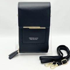 【未使用】スマホショルダー 財布機能付き ブラック