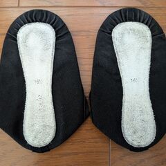 バレエシューズ　16.5cm　黒　Sylviaの画像