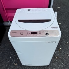 T128★2023.22年製★シャープ　アクア　冷蔵庫 洗濯機　家電セット の画像