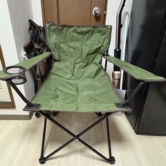 美品　キャンプ　折りたたみ　椅子 2個セットの画像