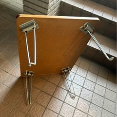 昭和レトロ ポップ ちゃぶ台 ミニテーブル 折り畳みテーブル 花柄の画像