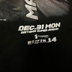 RIZIN tシャツSの画像