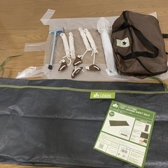 【ロゴス】ソロテント(使用は1回のみ！)一式の画像