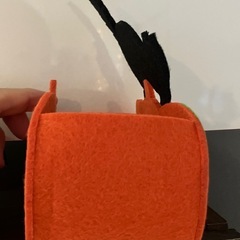【お話し中】新品 ハロウィン フェルト飾り 入れ物の画像